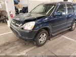 2004 Honda Cr-v Ex Blue vin: JHLRD78834C025626