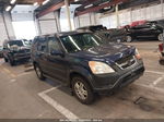 2004 Honda Cr-v Ex Blue vin: JHLRD78834C025626