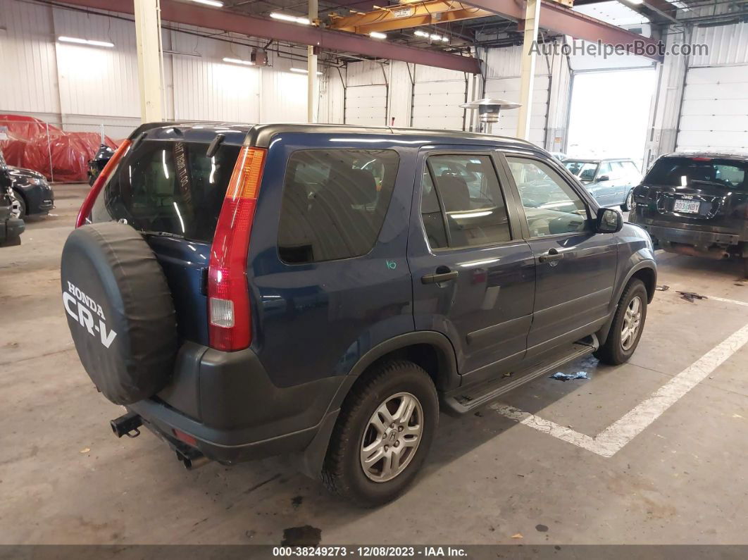 2004 Honda Cr-v Ex Синий vin: JHLRD78834C025626