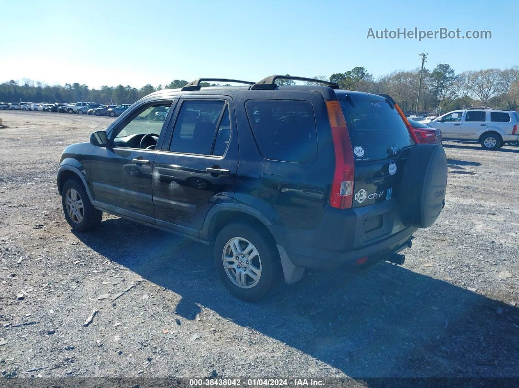 2004 Honda Cr-v Ex Black vin: JHLRD78834C040658