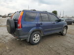 2004 Honda Cr-v Ex Blue vin: JHLRD78834C041146