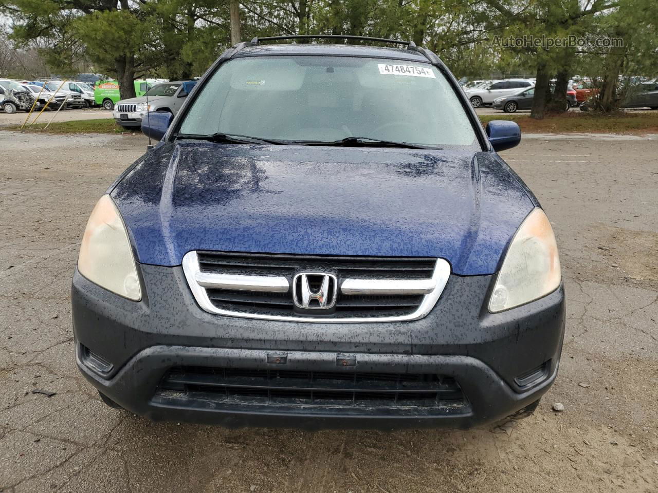 2004 Honda Cr-v Ex Синий vin: JHLRD78834C041146