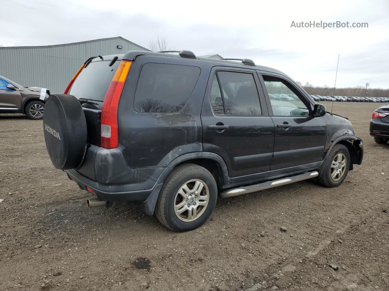 2004 Honda Cr-v Ex Black vin: JHLRD78834C812298