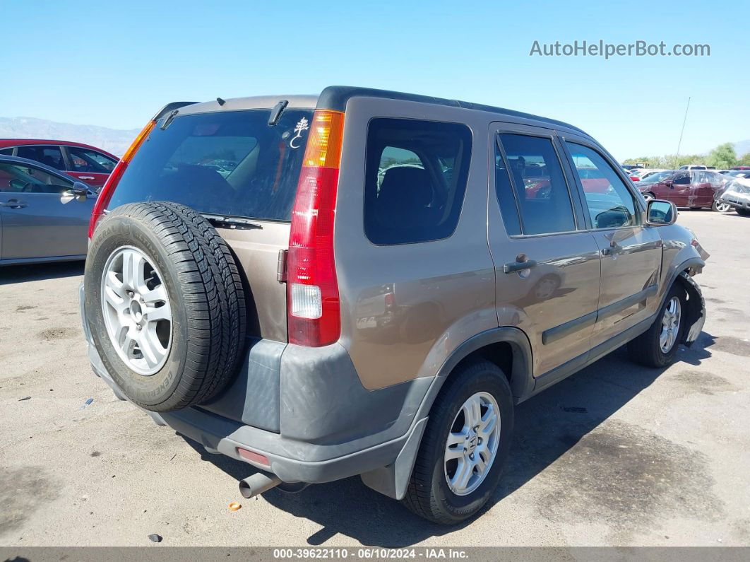 2004 Honda Cr-v Ex Brown vin: JHLRD78844C004882