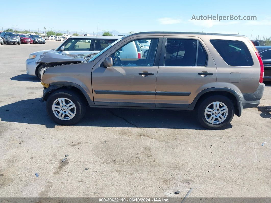 2004 Honda Cr-v Ex Brown vin: JHLRD78844C004882