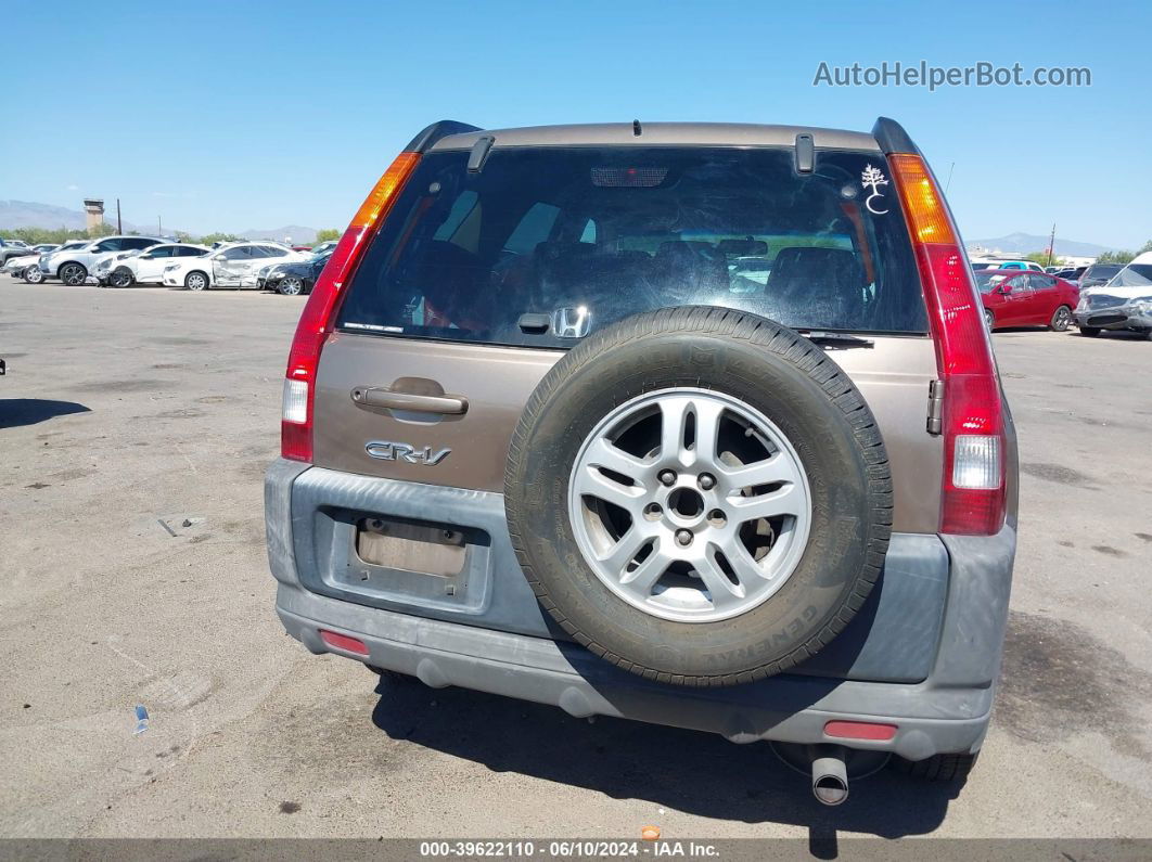 2004 Honda Cr-v Ex Brown vin: JHLRD78844C004882