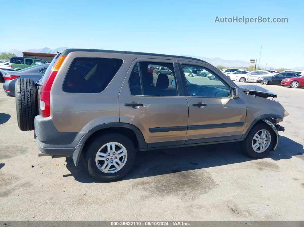 2004 Honda Cr-v Ex Brown vin: JHLRD78844C004882