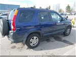 2004 Honda Cr-v Ex Blue vin: JHLRD78844C005725