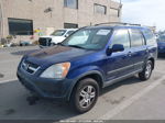 2004 Honda Cr-v Ex Blue vin: JHLRD78844C005725