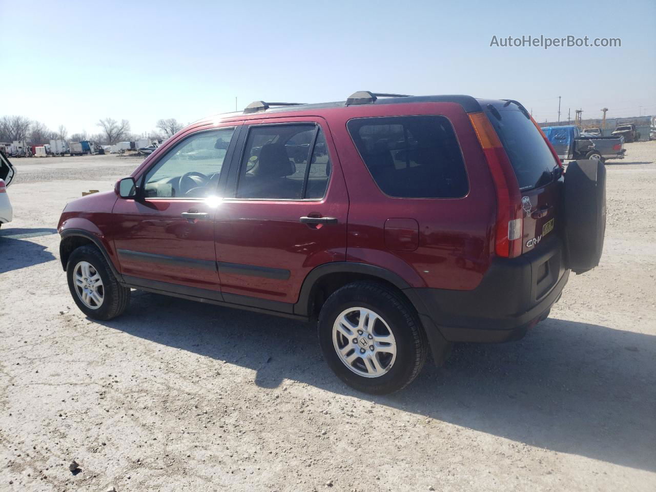 2004 Honda Cr-v Ex Red vin: JHLRD78844C014764