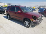 2004 Honda Cr-v Ex Red vin: JHLRD78844C014764