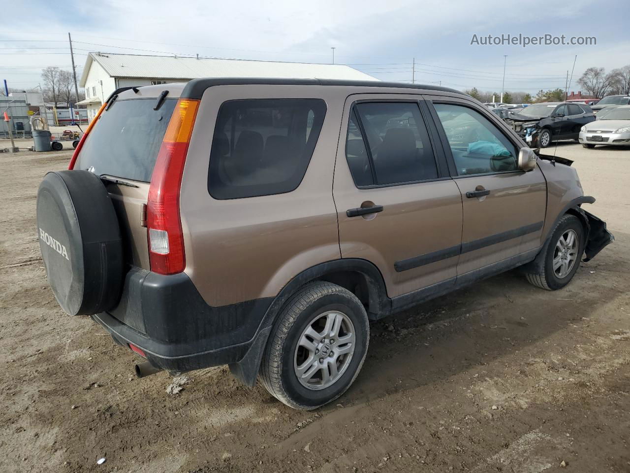 2004 Honda Cr-v Ex Beige vin: JHLRD78844C045805