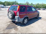 2004 Honda Cr-v Ex Red vin: JHLRD78854C011890