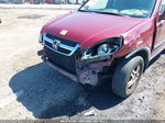 2004 Honda Cr-v Ex Red vin: JHLRD78854C011890