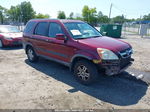 2004 Honda Cr-v Ex Red vin: JHLRD78854C011890