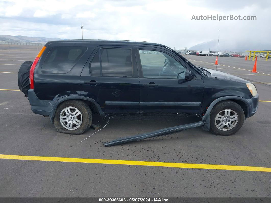 2004 Honda Cr-v Ex Black vin: JHLRD78854C015437