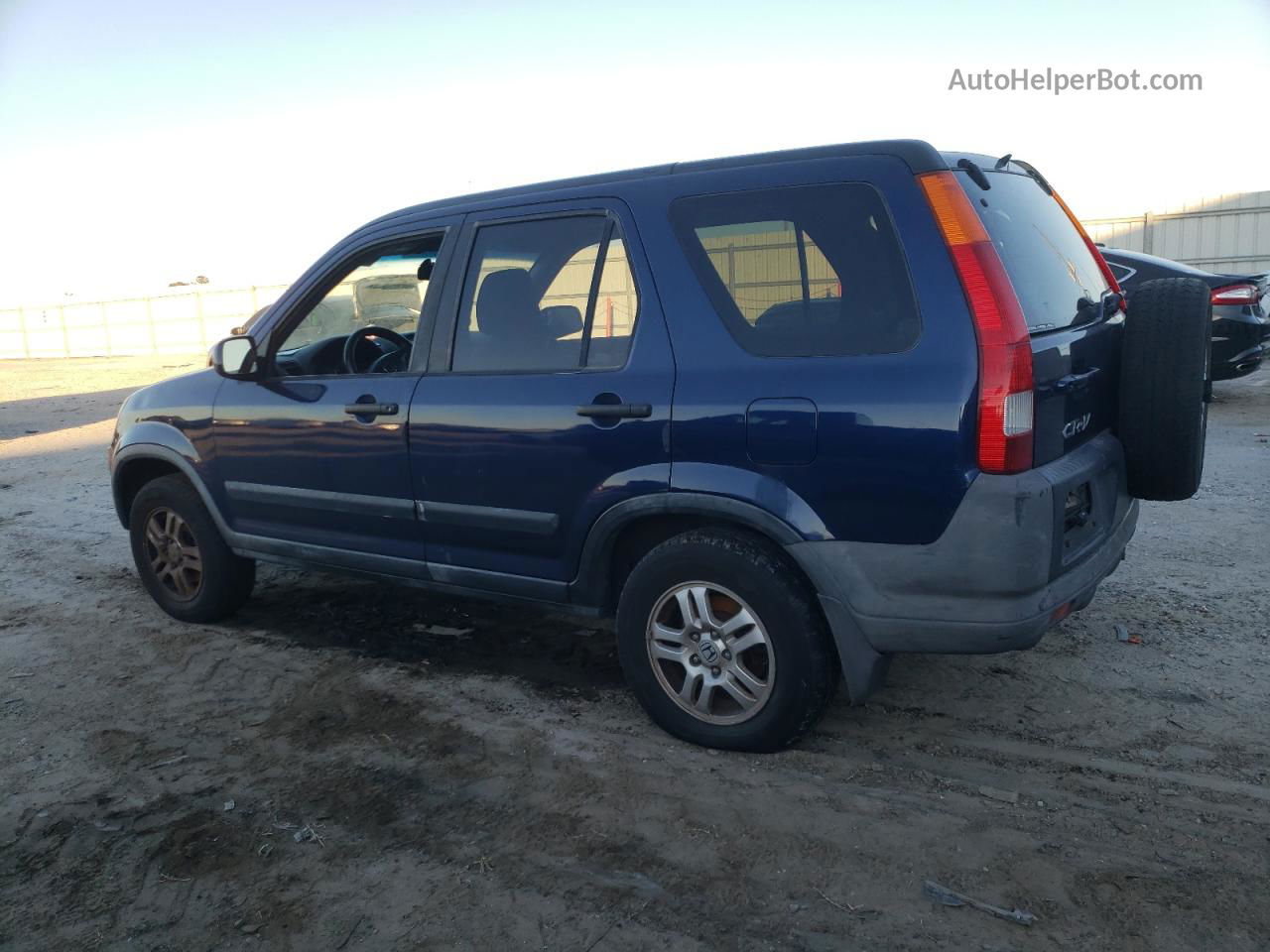 2004 Honda Cr-v Ex Blue vin: JHLRD78854C016474