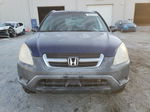 2004 Honda Cr-v Ex Blue vin: JHLRD78854C016474