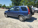 2004 Honda Cr-v Ex Blue vin: JHLRD78854C020038