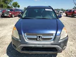 2004 Honda Cr-v Ex Blue vin: JHLRD78854C020038