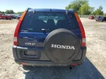 2004 Honda Cr-v Ex Blue vin: JHLRD78854C020038