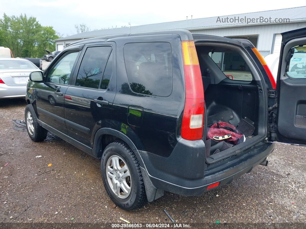 2004 Honda Cr-v Ex Black vin: JHLRD78854C031881