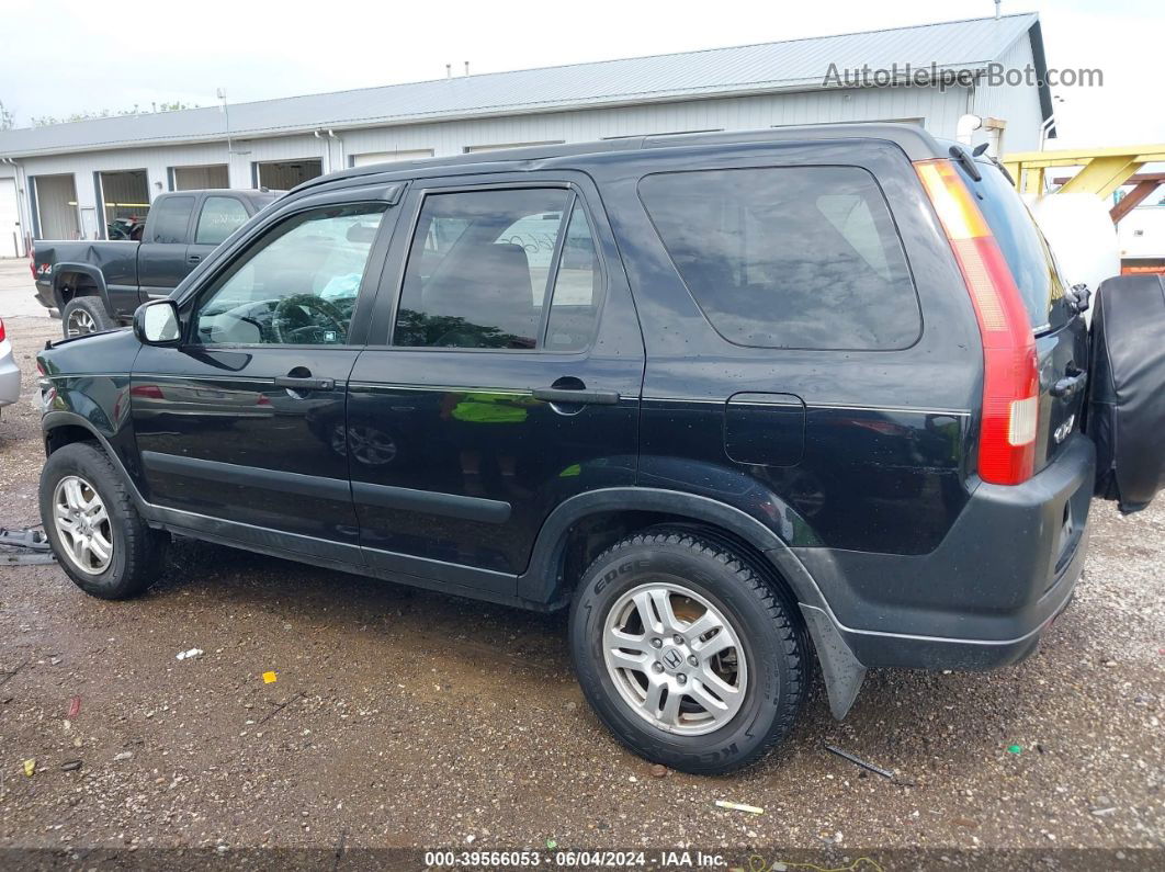 2004 Honda Cr-v Ex Black vin: JHLRD78854C031881