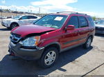 2004 Honda Cr-v Ex Red vin: JHLRD78854C060569