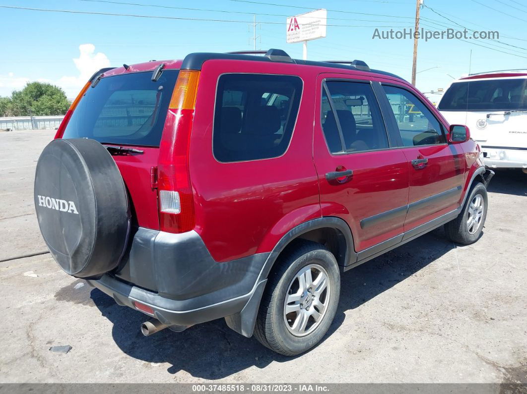 2004 Honda Cr-v Ex Красный vin: JHLRD78854C060569