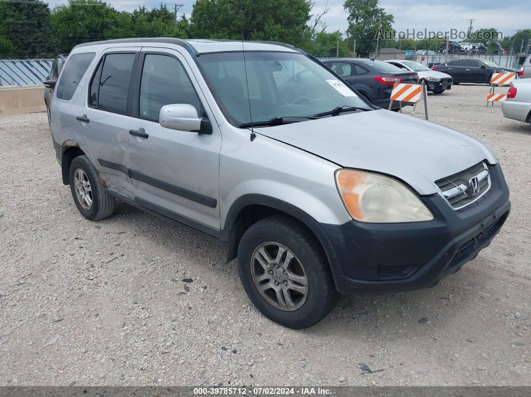 2004 Honda Cr-v Ex Silver vin: JHLRD78864C020386