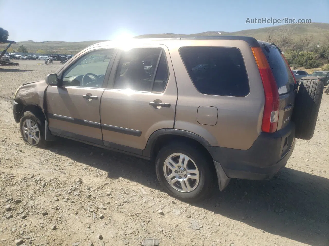 2004 Honda Cr-v Ex Tan vin: JHLRD78864C037379