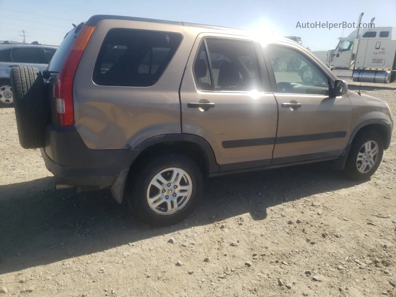 2004 Honda Cr-v Ex Tan vin: JHLRD78864C037379