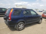 2004 Honda Cr-v Ex Blue vin: JHLRD78864C041125