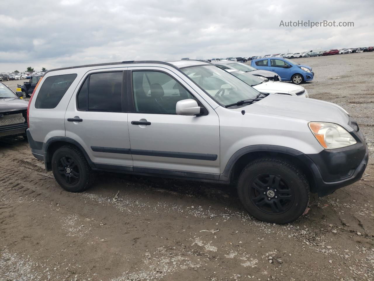 2004 Honda Cr-v Ex Silver vin: JHLRD78874C016086