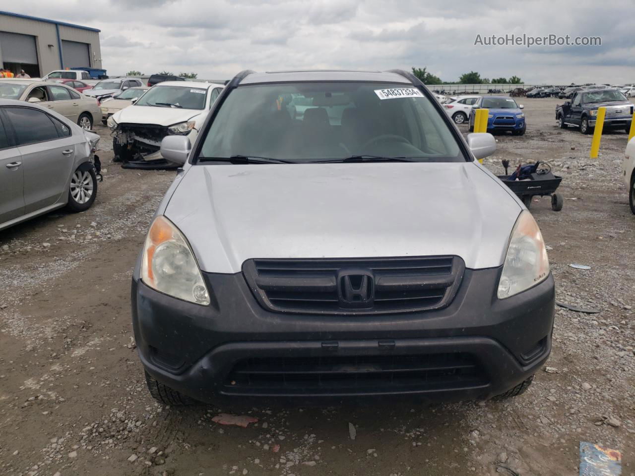 2004 Honda Cr-v Ex Silver vin: JHLRD78874C016086