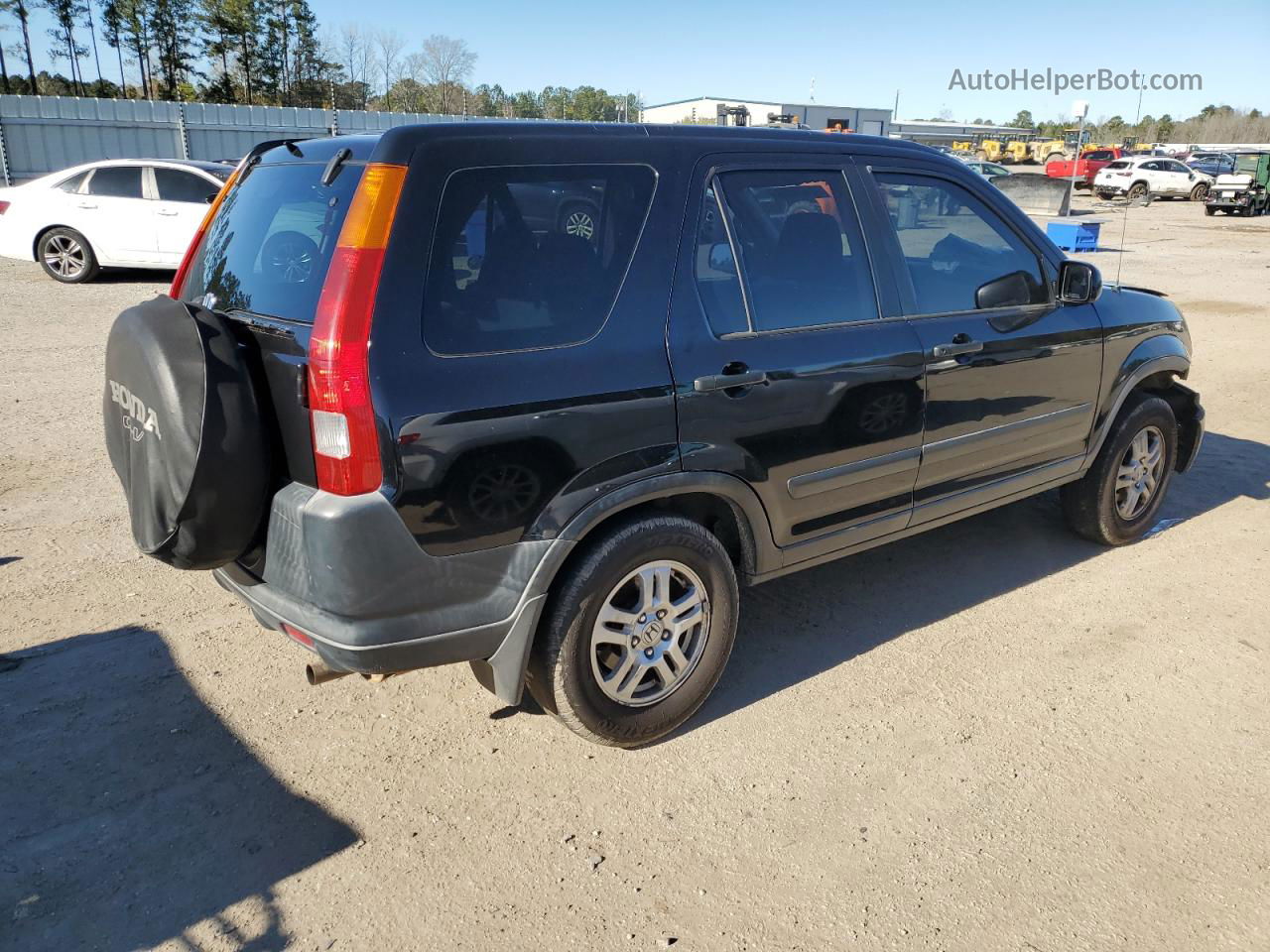 2004 Honda Cr-v Ex Black vin: JHLRD78874C023135