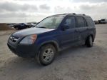 2004 Honda Cr-v Ex Синий vin: JHLRD78874C054014