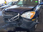 2004 Honda Cr-v Ex Blue vin: JHLRD78874C055793