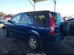 2004 Honda Cr-v Ex Blue vin: JHLRD78874C055793