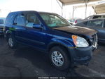 2004 Honda Cr-v Ex Blue vin: JHLRD78874C055793