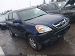 2004 Honda Cr-v Ex Blue vin: JHLRD78874C057981