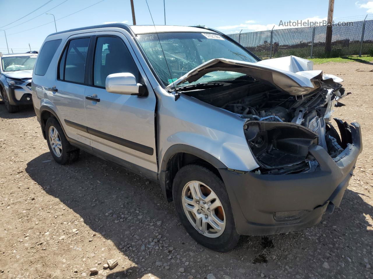 2004 Honda Cr-v Ex Silver vin: JHLRD78884C029705