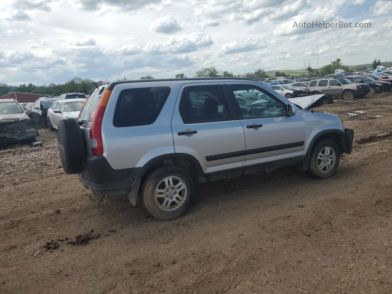 2004 Honda Cr-v Ex Silver vin: JHLRD78884C029705