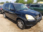 2004 Honda Cr-v Ex Black vin: JHLRD78884C038338