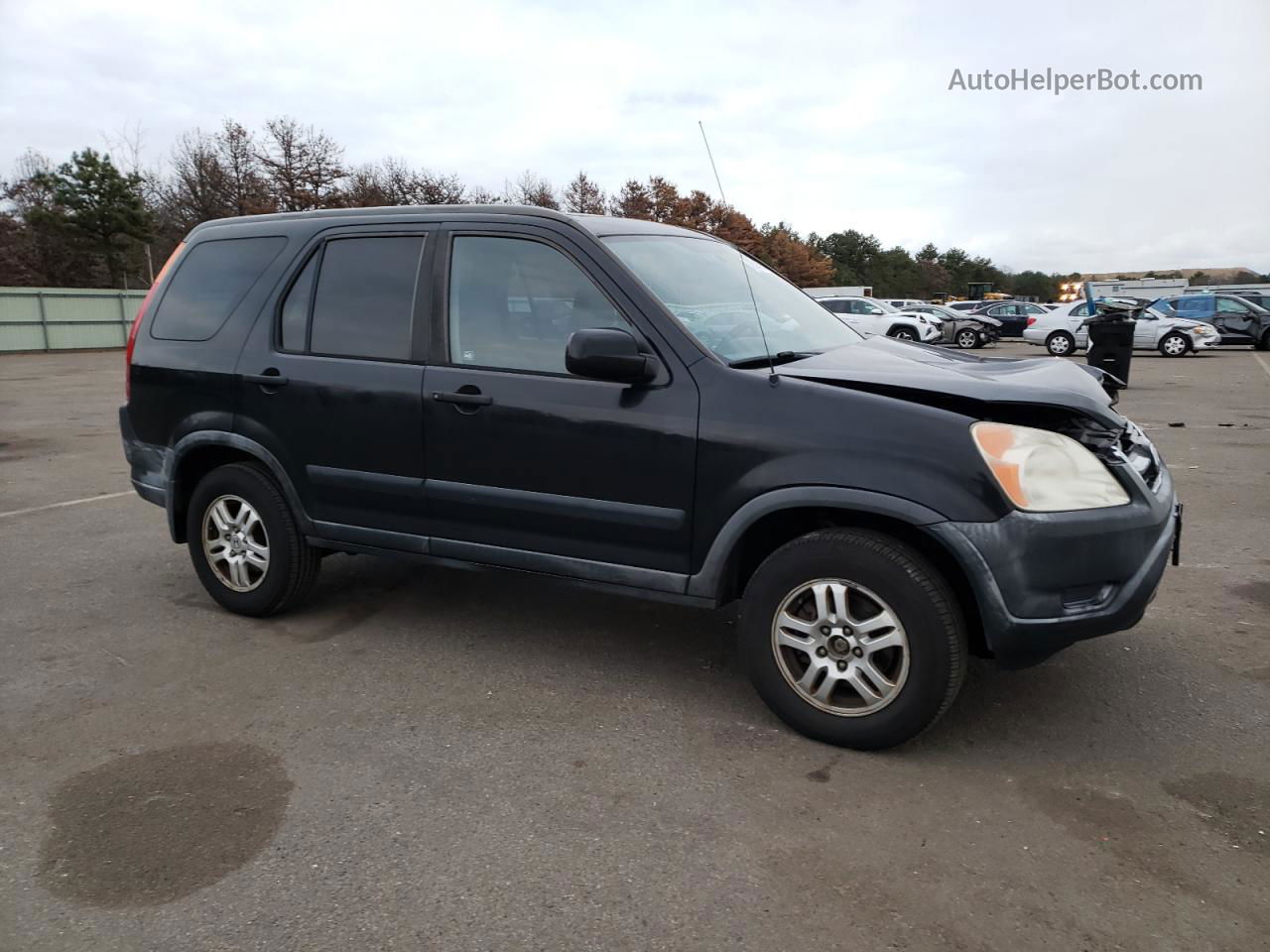 2004 Honda Cr-v Ex Черный vin: JHLRD78884C042003