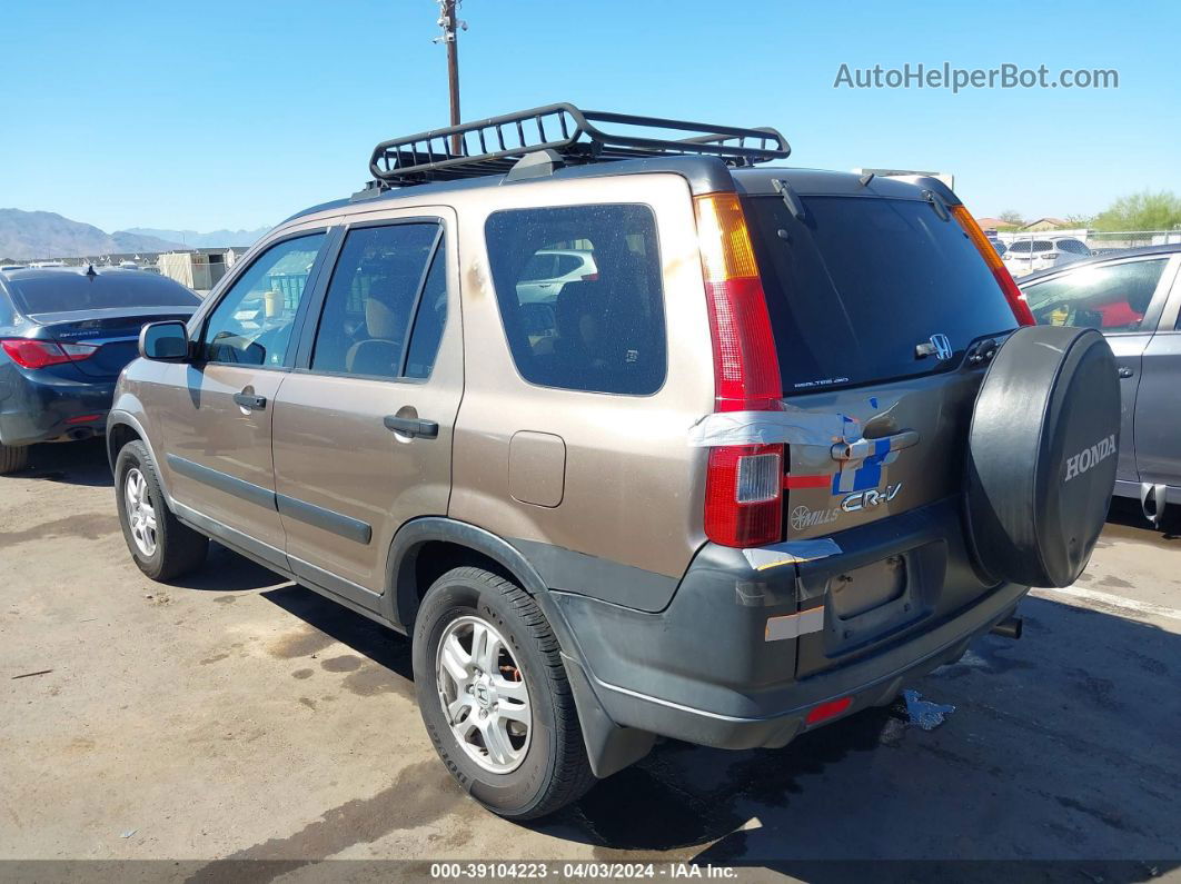 2004 Honda Cr-v Ex Tan vin: JHLRD78884C045886