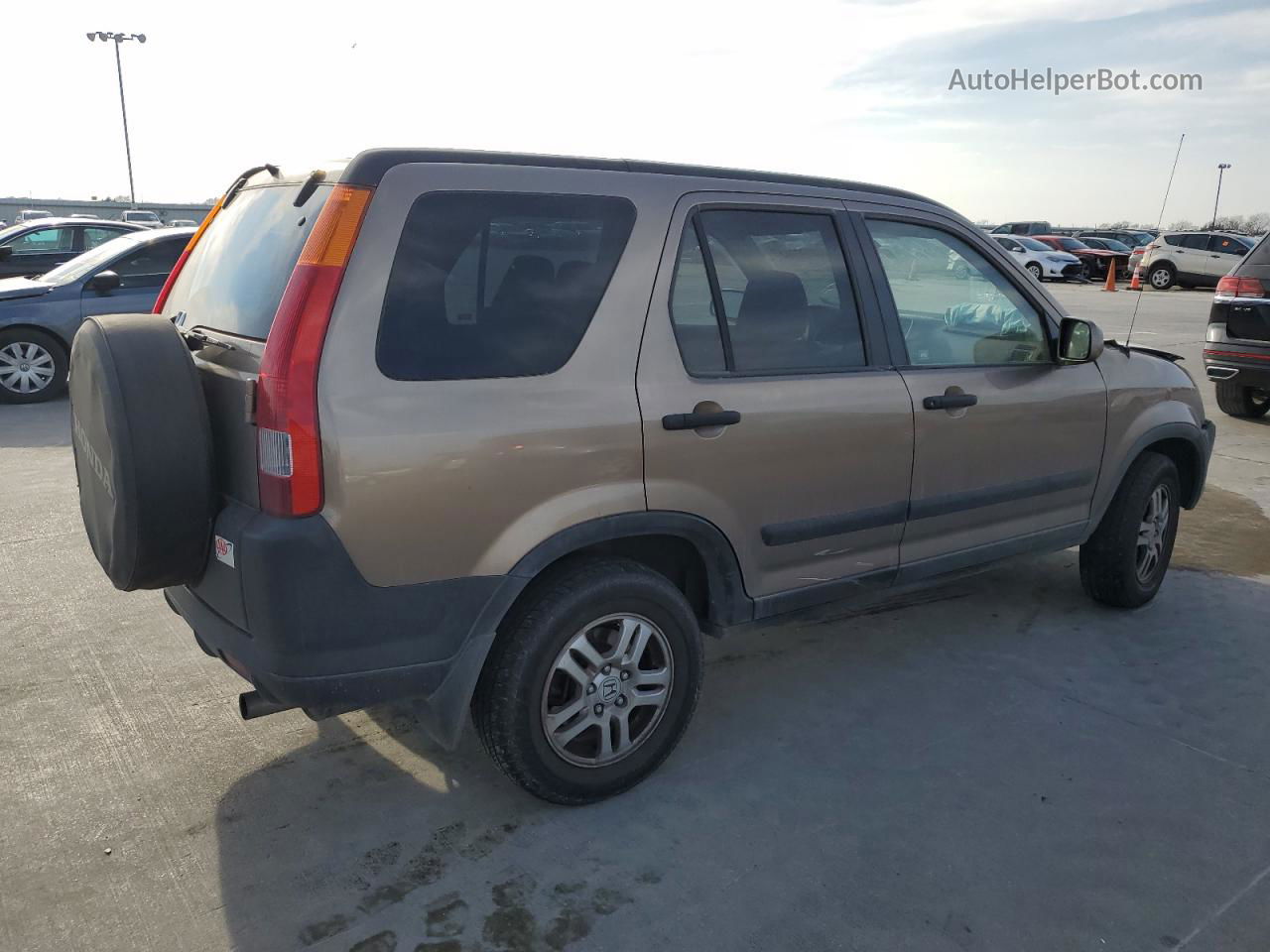 2004 Honda Cr-v Ex Tan vin: JHLRD78884C058170