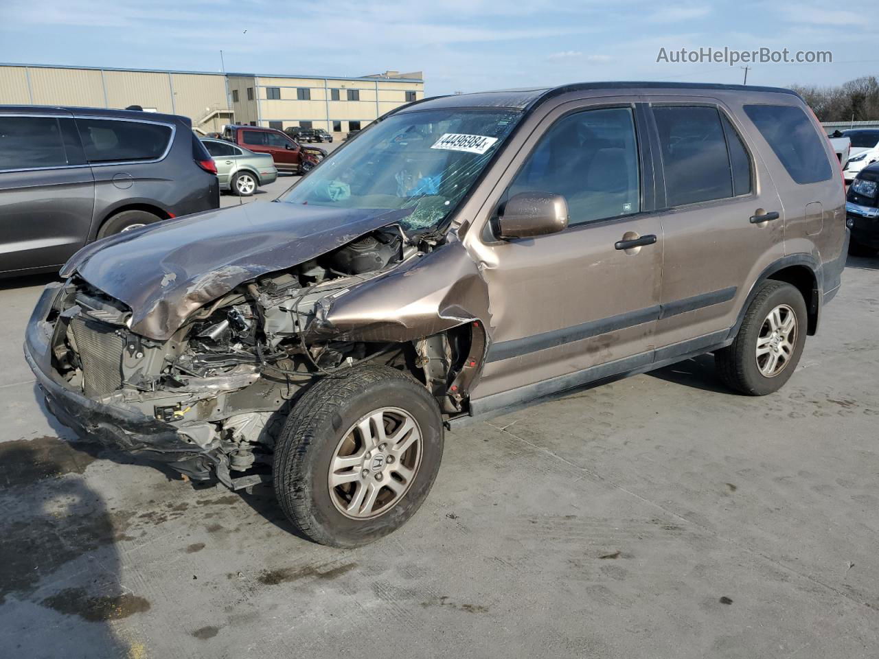 2004 Honda Cr-v Ex Tan vin: JHLRD78884C058170