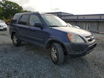 2004 Honda Cr-v Ex Blue vin: JHLRD78894C026263