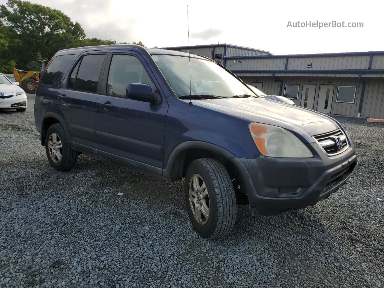 2004 Honda Cr-v Ex Blue vin: JHLRD78894C026263